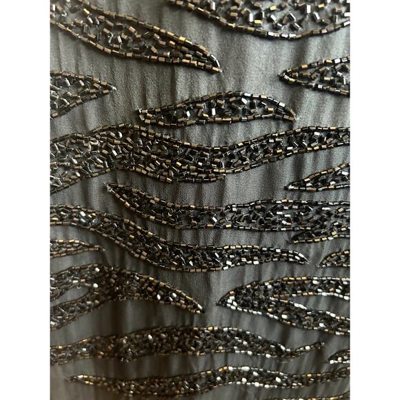 100% Silk Vintage 1980s Skirt - Picture 4 of 6